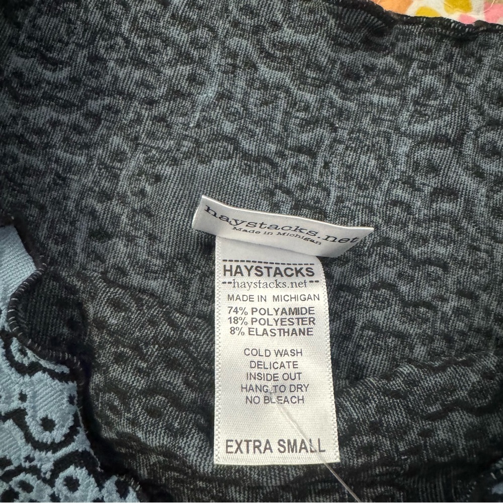 NWT XSMALL womens haystacks skirt blue - Picture 2 of 3
